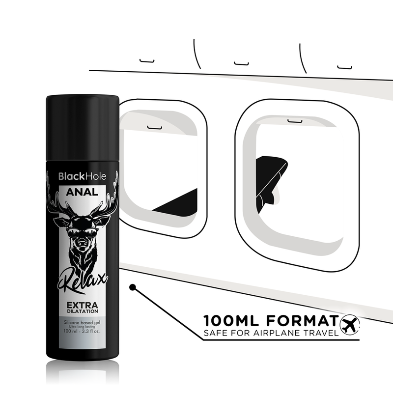BLACK HOLE - GEL DILATAZIONE ANALE A BASE DI SILICONE 100 ML Black Hole