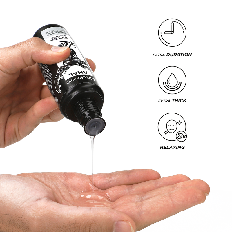 BLACK HOLE - GEL DILATAZIONE ANALE A BASE DI SILICONE 100 ML Black Hole