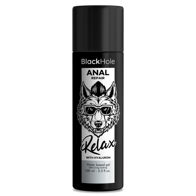 BLACK HOLE - RIPARATORE ANALE A BASE D'ACQUA RELAX CON IALURONICO 100 ML Black Hole