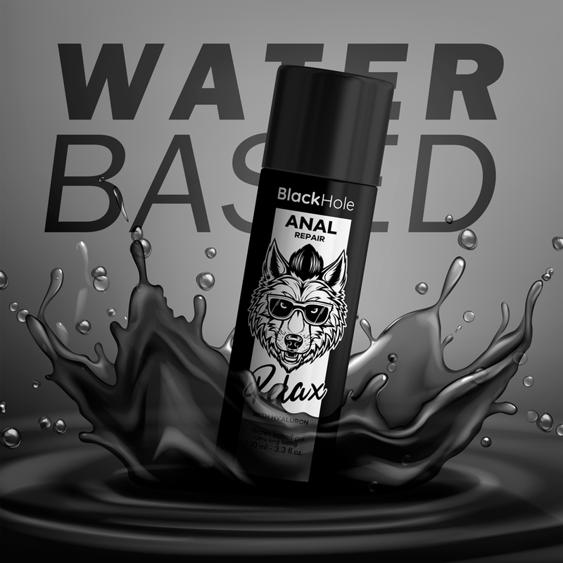 BLACK HOLE - RIPARATORE ANALE A BASE D'ACQUA RELAX CON IALURONICO 100 ML Black Hole