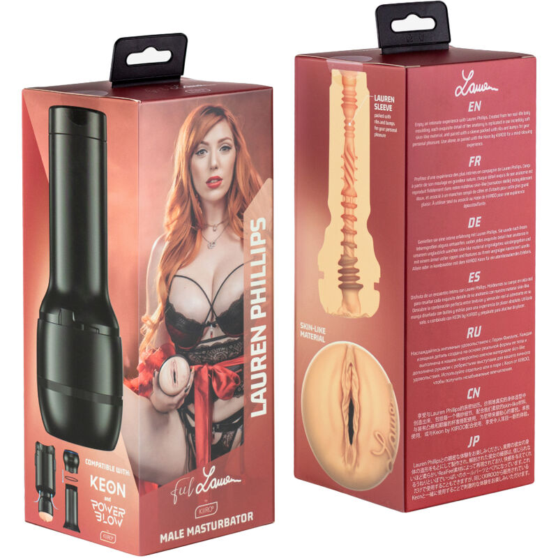 KIIROO - COLLEZIONE FEEL LAUREN PHILLIPS STARS STROKERS COMPATIBILI CON POWERBLOW Kiiroo