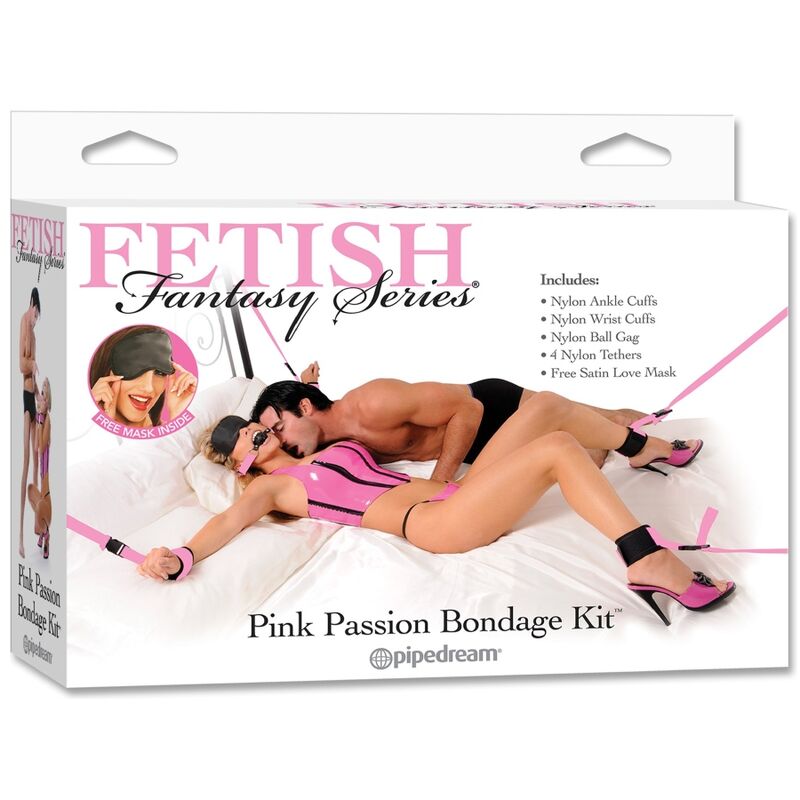 FETISH FANTASY SERIES - KIT BONDAGE ROSA Fetish Fantasy Series