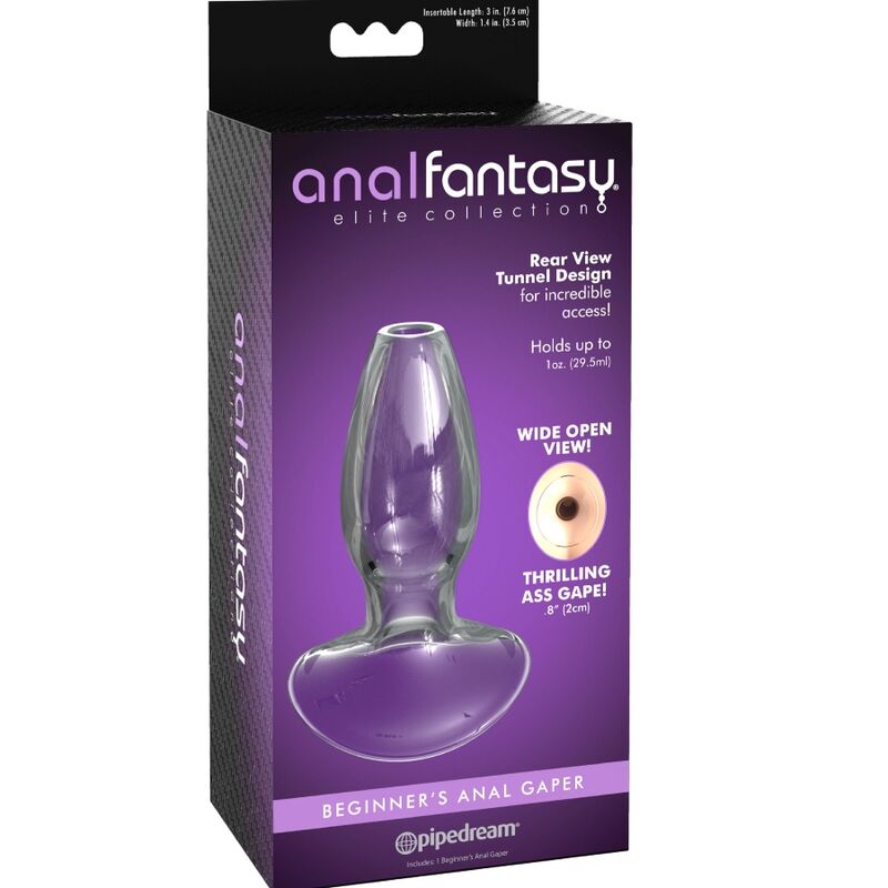 ANAL FANTASY ELITE COLLECTION - DILATATORE ANALE GAPER PER PRINCIPIANTI CRISTALLO TAGLIA S Anal Fantasy Elite Collection