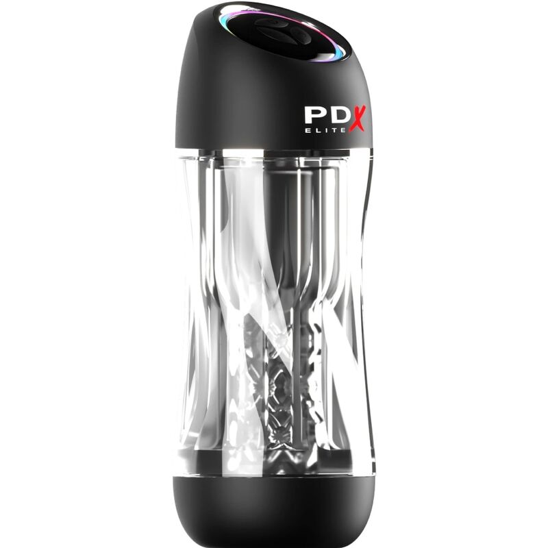 PDX ELITE - VIBRATORE STROKER VIEWTUBE PRO TRASPARENTE Pdx Elite