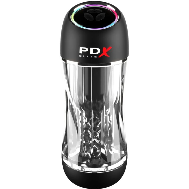 PDX ELITE - VIBRATORE STROKER VIEWTUBE PRO TRASPARENTE Pdx Elite