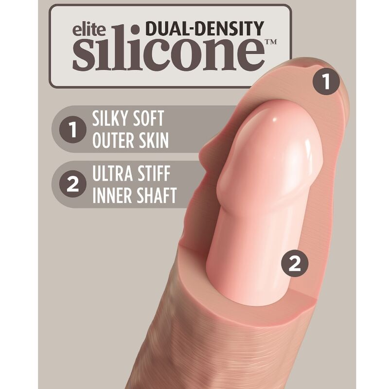 KING COCK - ELITE DILDO REALISTICO IN SILICONE 20.3 CM King Cock