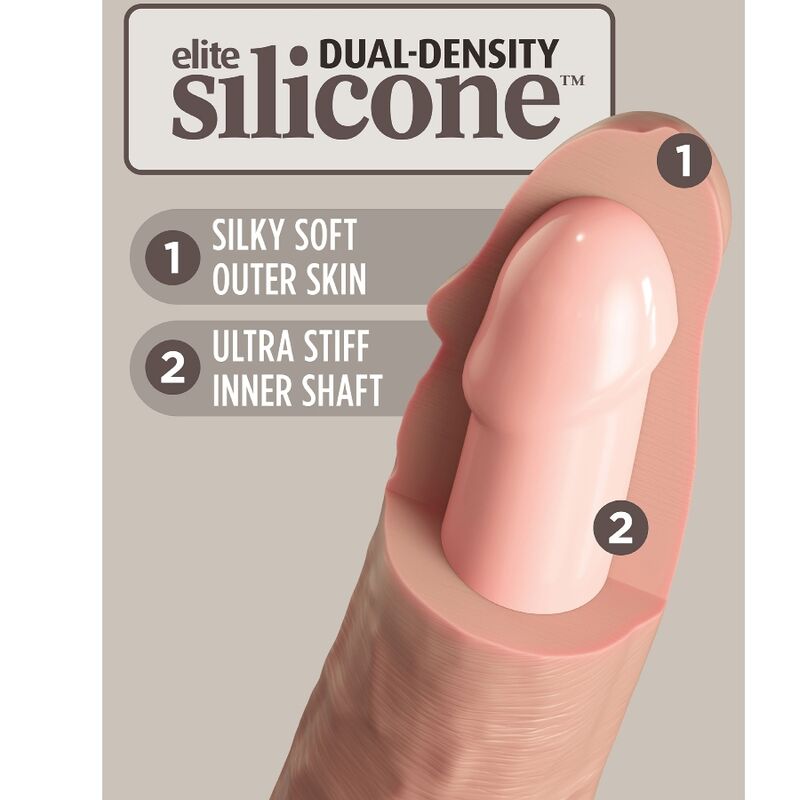 KING COCK - ELITE DILDO REALISTICO IN SILICONE 23 CM King Cock