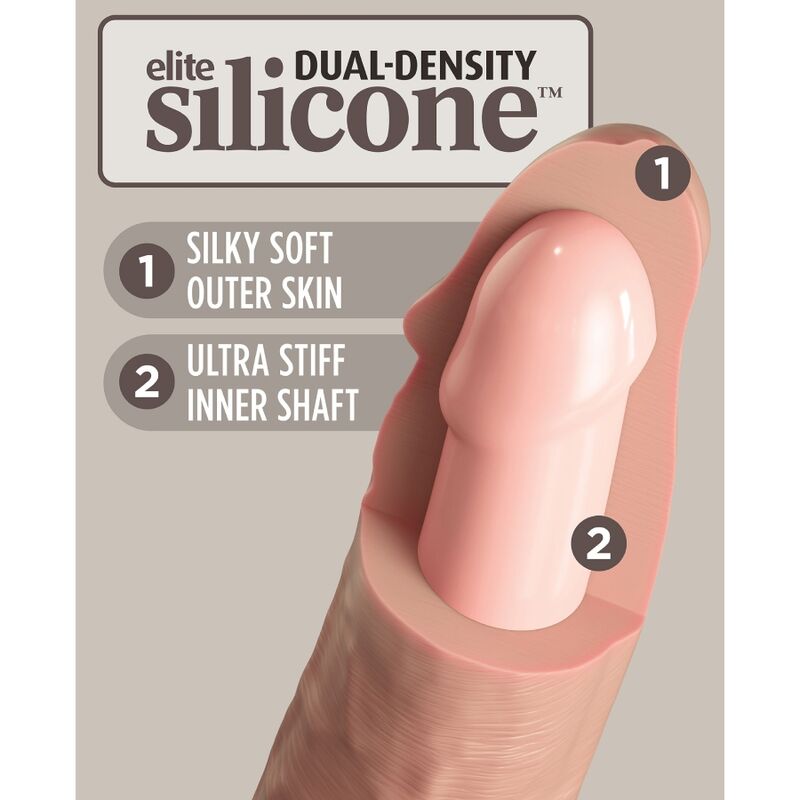 KING COCK - ELITE DILDO REALISTICO IN SILICONE 28 CM King Cock