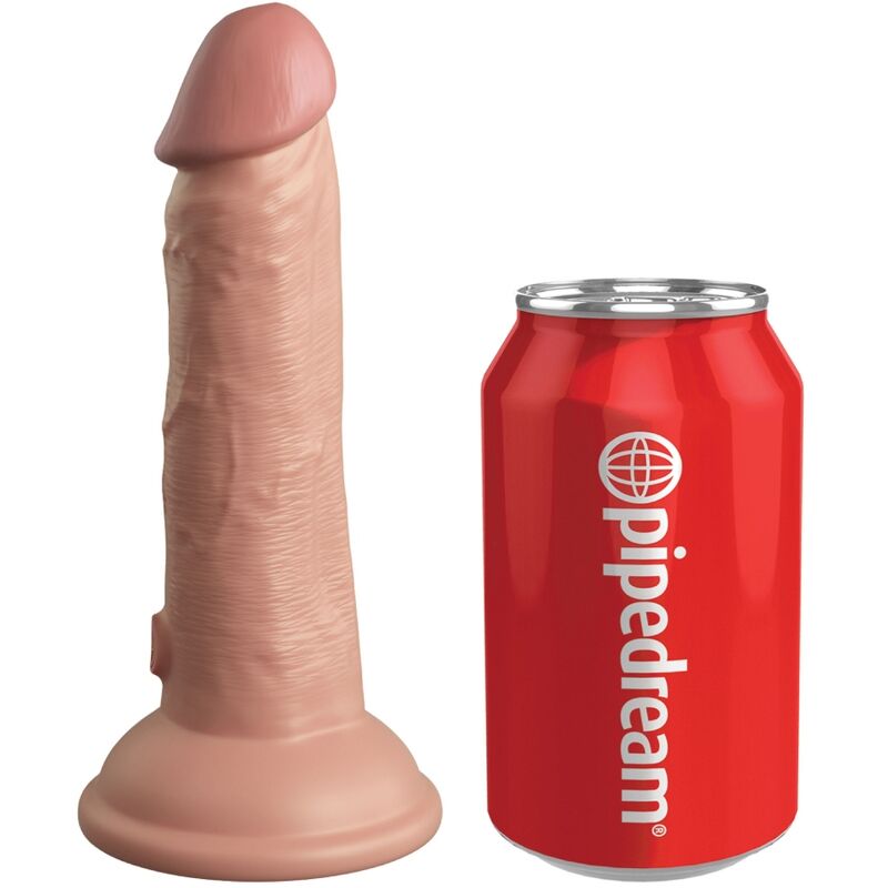 KING COCK - ELITE DILDO REALISTICO VIBRANTE E SILICONE 15.2 CM King Cock