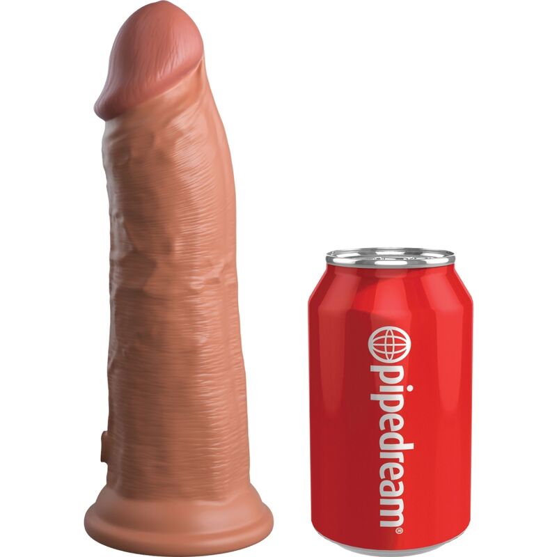 KING COCK - ELITE DILDO REALISTICO VIBRANTE E SILICONE 20.3 CM CARAMEL King Cock