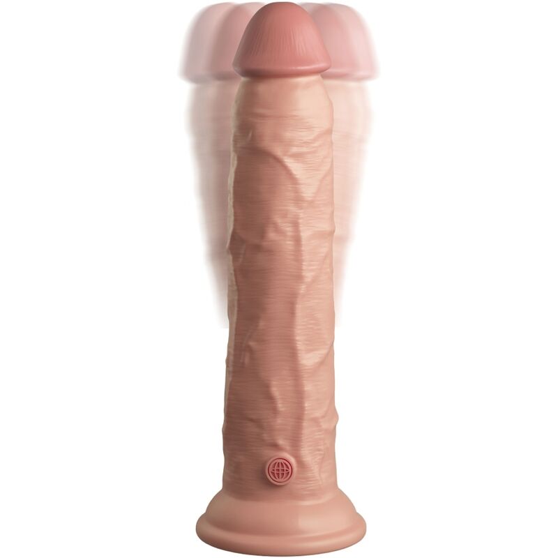 KING COCK - ELITE VIBRATORE DILDO REALISTICO E TELECOMANDO IN SILICONE 23 CM King Cock