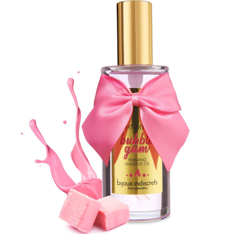 BIJOUX - INDISCRETS LIGHT MY FIRE OLIO DA MASSAGGIO EFFETTO CALORE GUSTO GOMMA Bijoux Love Cosmetiques