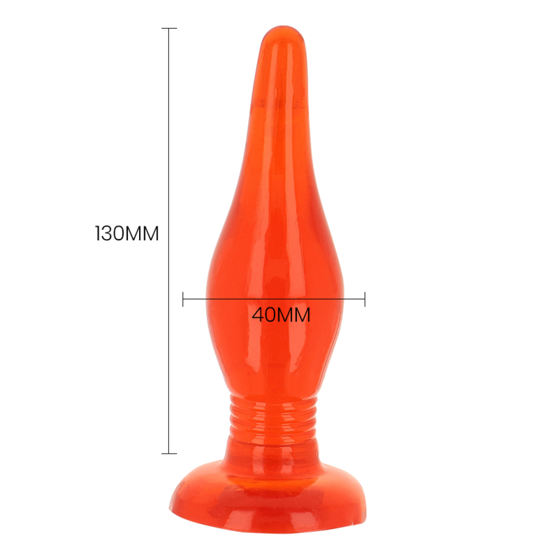 BAILE - PLUG ANALE SOFT TOUCH ROSSO 14.2 CM Baile Anal
