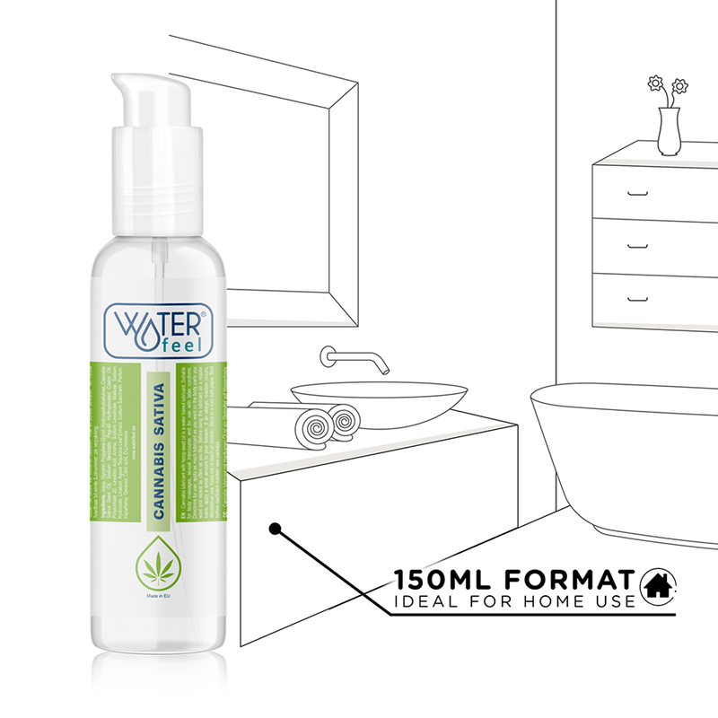 WATERFEEL - LUBRIFICANTE ALLA CANNABIS 150 ML Waterfeel