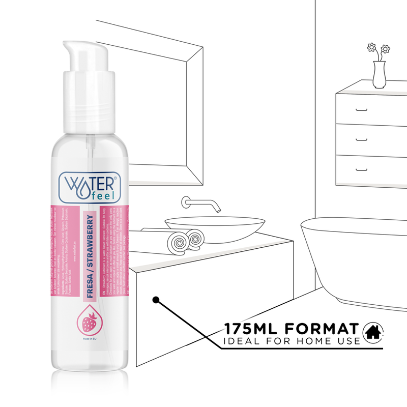 WATERFEEL - LUBRIFICANTE A BASE ACQUA DI FRAGOLA 175 ML Waterfeel