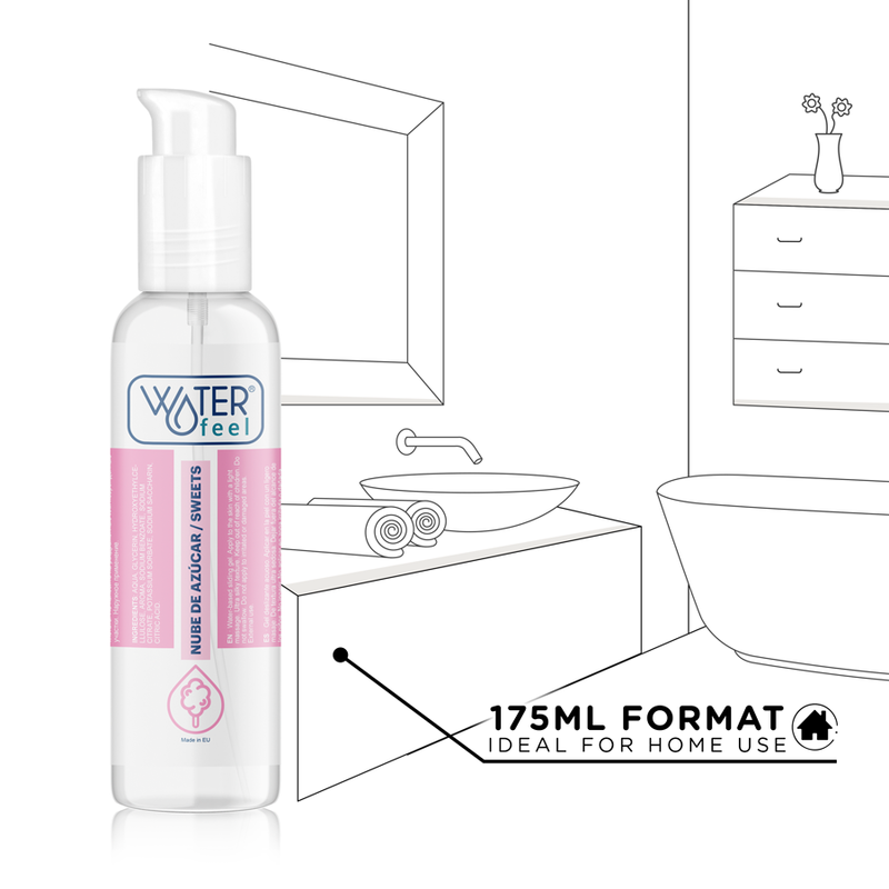 WATERFEEL - LUBRIFICANTE NUVOLA DI ZUCCHERO 175 ML Waterfeel