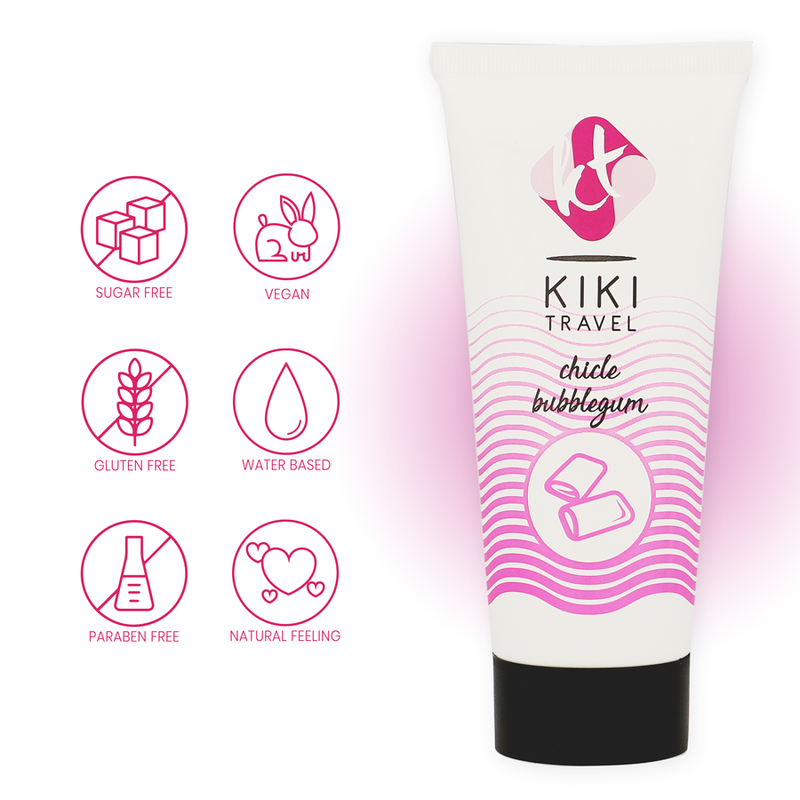 KIK TRAVEL - FRAGOLA GUM LUBRIFICANTE 50 ML Kik Travel