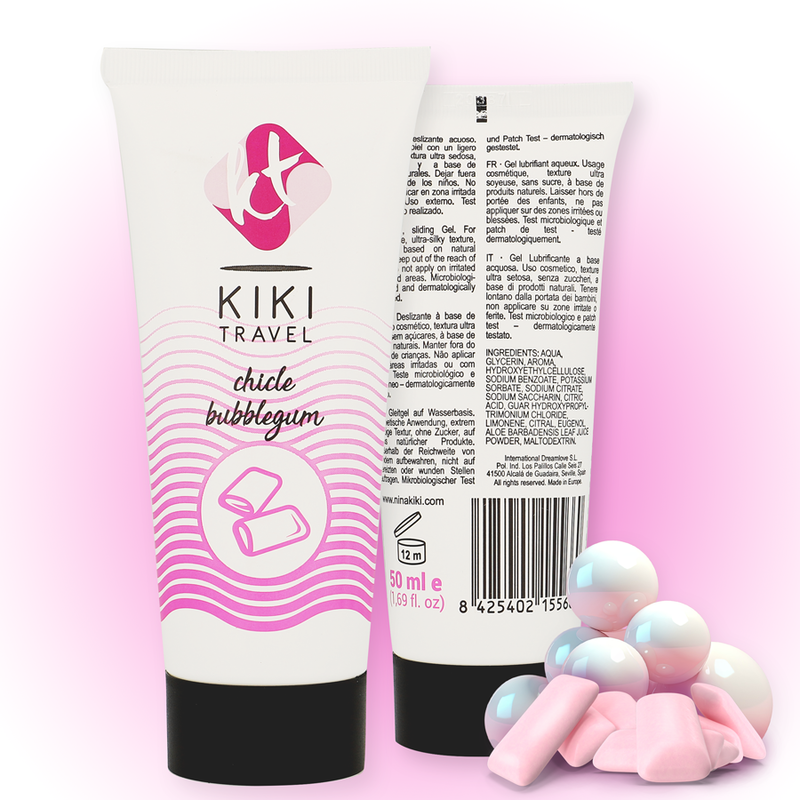 KIK TRAVEL - FRAGOLA GUM LUBRIFICANTE 50 ML Kik Travel