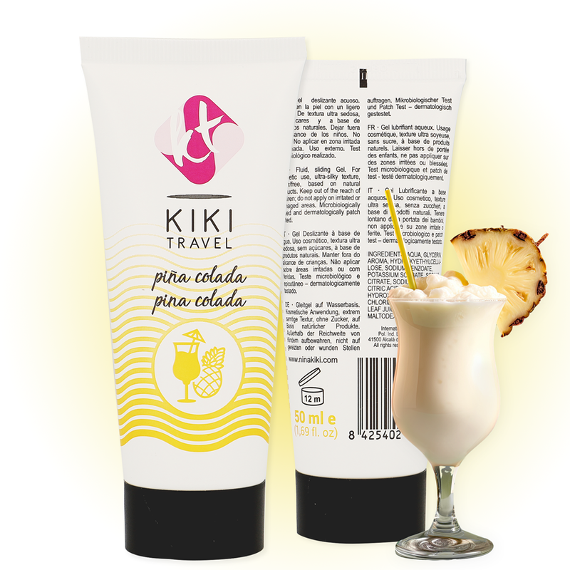 KIK TRAVEL - PINA COLADA LUBRIFICANTE 50 ML Kik Travel