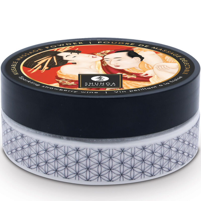 SHUNGA - KIT POLVERE DA MASSAGGIO COMMESTIBILE ALLA FRAGOLA Shunga Body Power