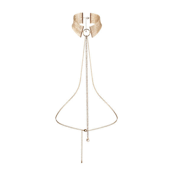 BIJOUX - DSIR MTALLIQUE COLLANA METALLICA DORATA Bijoux Desire Metallique