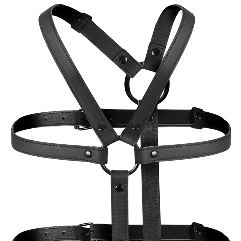 FETISH SUBMISSIVE BONDAGE - IMBRACATURA REGOLABILE TORSO E BRACCIA Fetish Submissive Bondage
