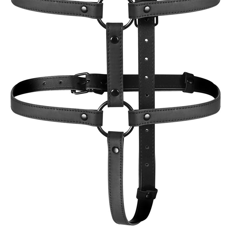 FETISH SUBMISSIVE BONDAGE - IMBRACATURA REGOLABILE TORSO E BRACCIA Fetish Submissive Bondage
