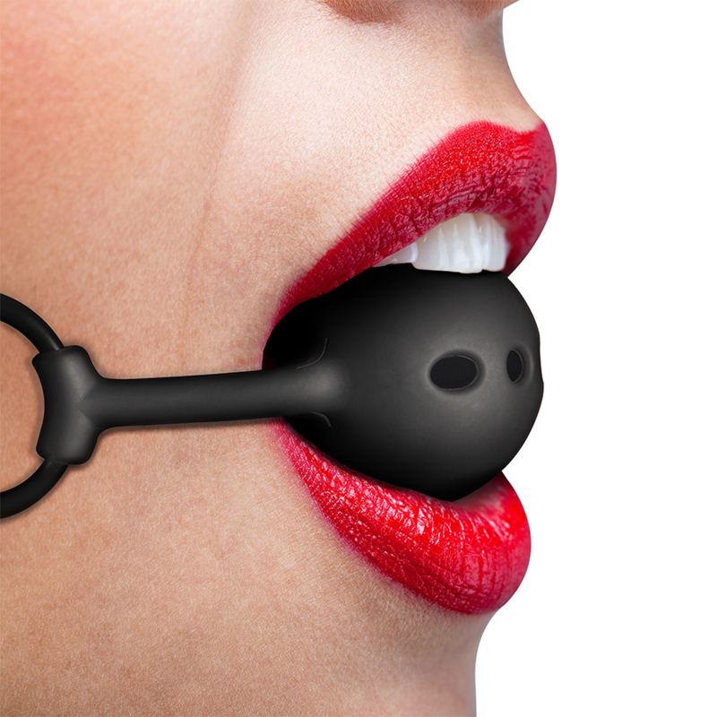 FETISH SUBMISSIVE BONDAGE - BALL GAG IN SILICONE TRASPIRANTE Fetish Submissive Bondage