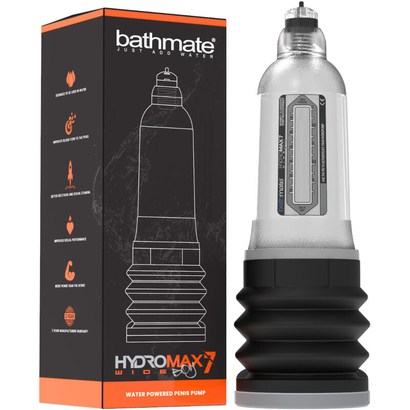 BATHMATE - HYDROMAX 7 WIDE BOY X30 TRASPARENTE Bathmate