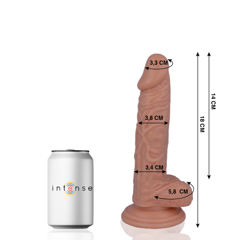 MR INTENSE - 11 REALISTIC PENIS 18 CM -O- 3.8 CM Mr. Intense Dildos