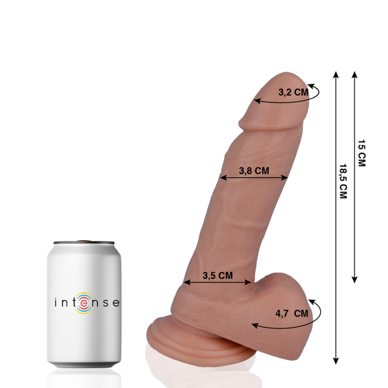 MR INTENSE - 14 PENE REALISTICO 18.5 CM -O- 3.8 CM Mr. Intense Dildos