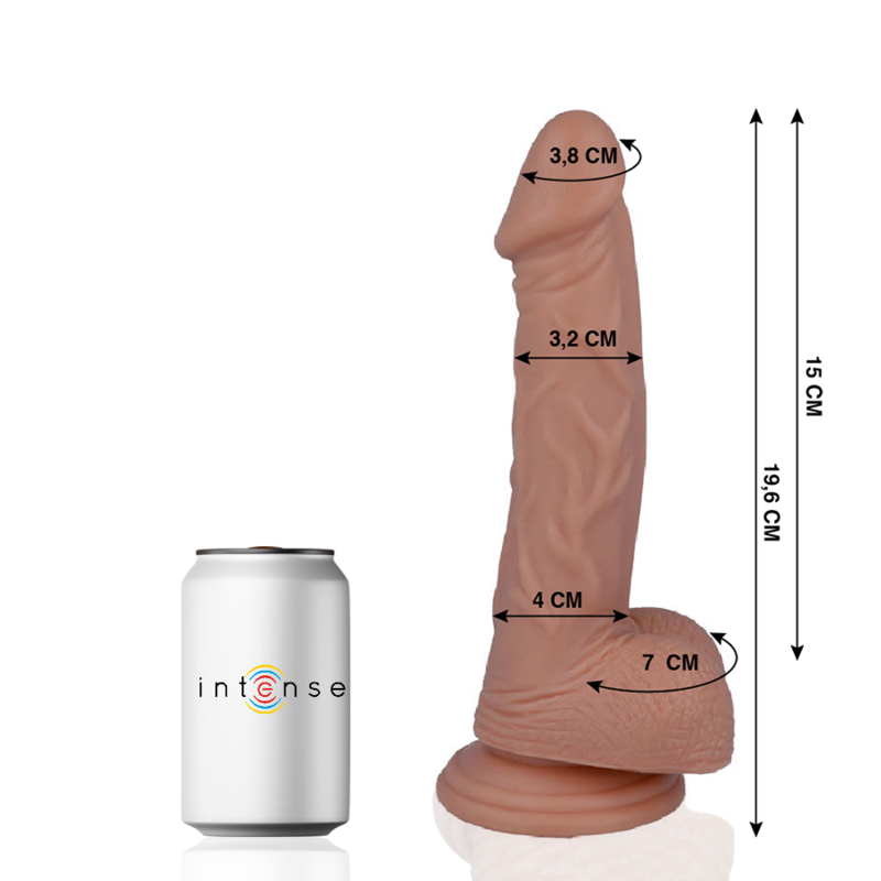 MR INTENSE - 16 PENE REALISTICO 19.6 CM -O- 3.2 CM Mr. Intense Dildos