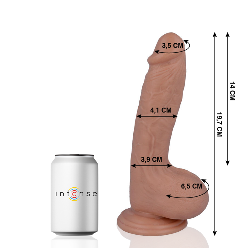 MR INTENSE - 17 PENE REALISTICO 19.7 CM -O- 4.1 CM Mr. Intense Dildos
