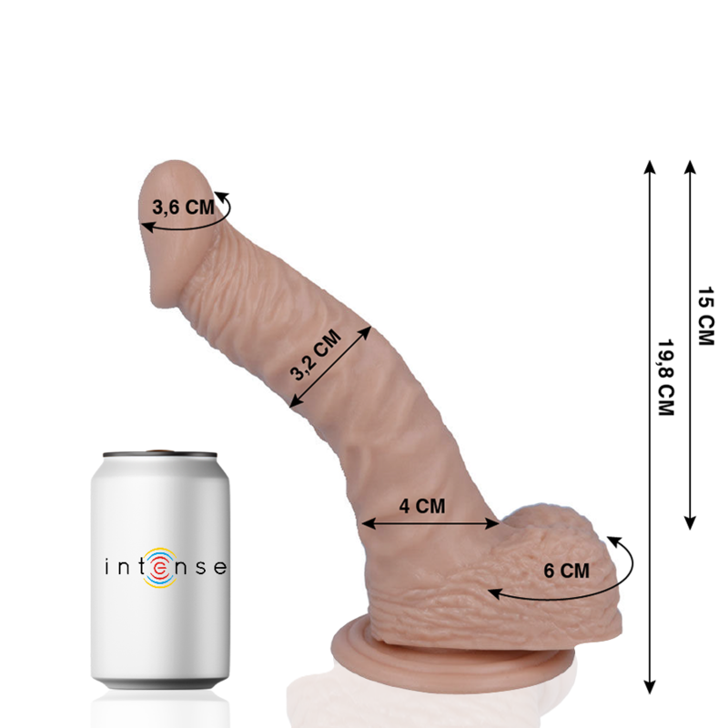 MR INTENSE - 18 PENE REALISTICO 19.8 CM -O- 3.2 CM Mr. Intense Dildos