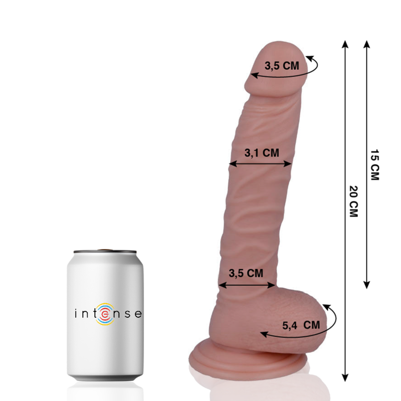 MR INTENSE - 19 REALISTIC PENIS 20 CM -O- 3.1 CM Mr. Intense Dildos