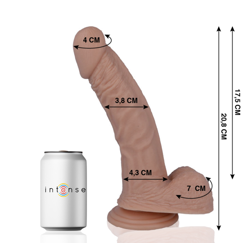 MR INTENSE - 23 PENE REALISTICO 20,8 CM -O- 3,8 CM Mr. Intense Dildos