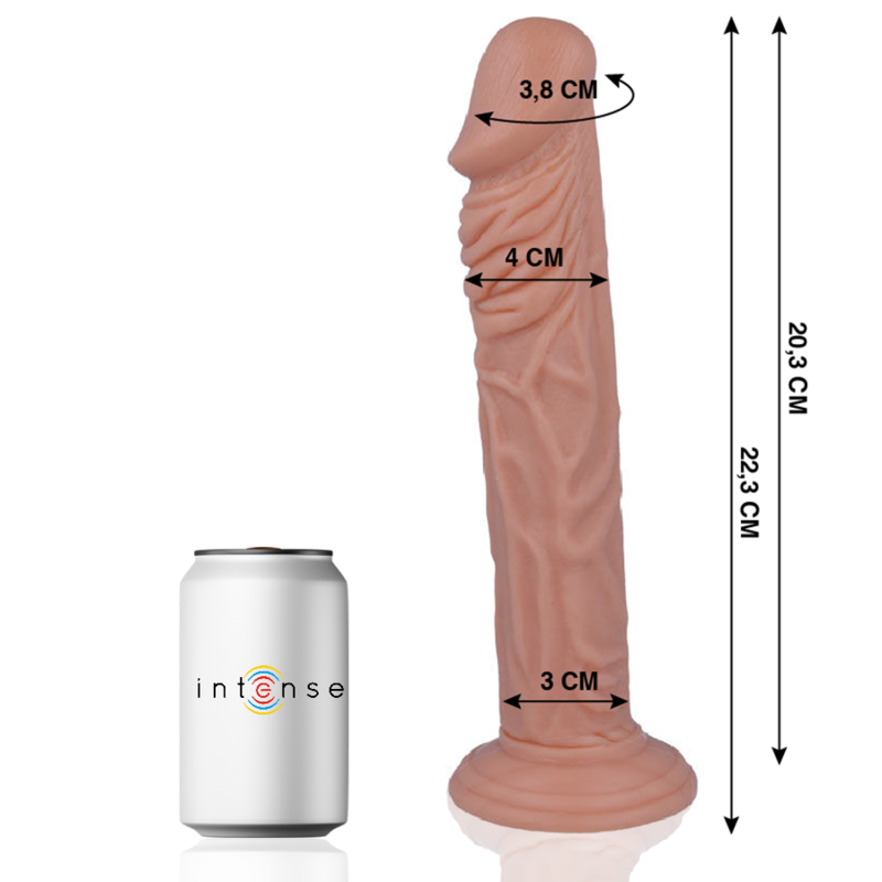 MR INTENSE - 27 PENE REALISTICO 22.3 CM -O- 4 CM Mr. Intense Dildos