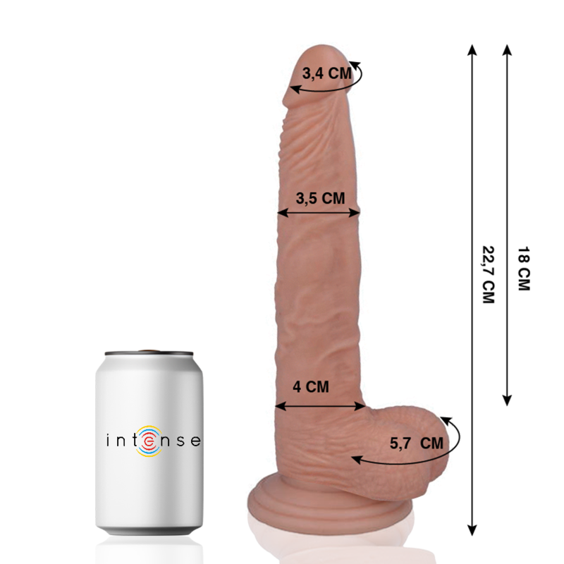 MR INTENSE - 29 PENE REALISTICO 22.7 CM -O- 3.5 CM Mr. Intense Dildos