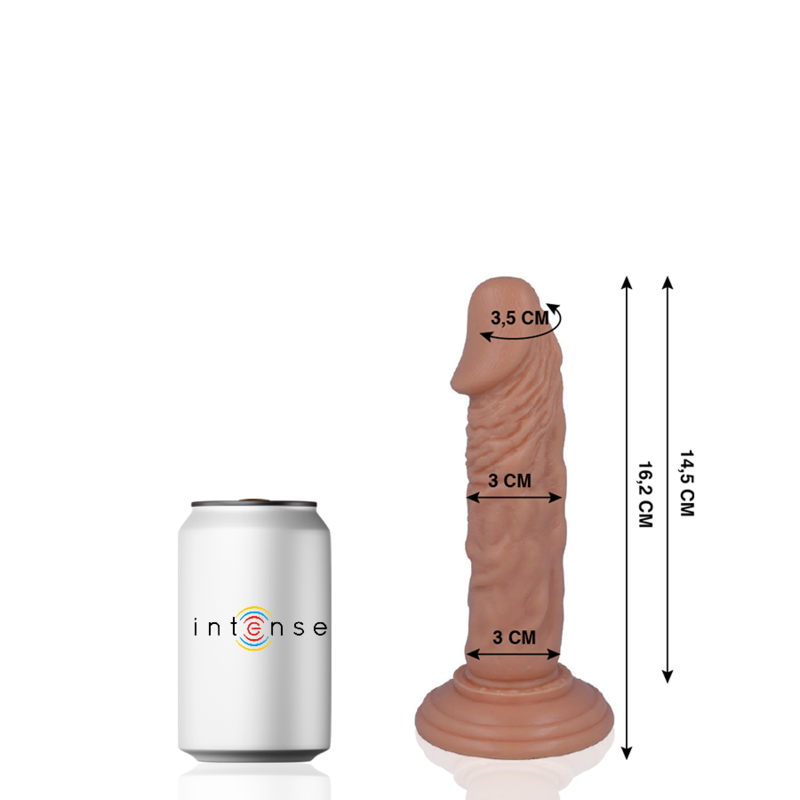 MR INTENSE - 3 PENE REALISTICO 16.2 CM -O- 3 CM Mr. Intense Dildos