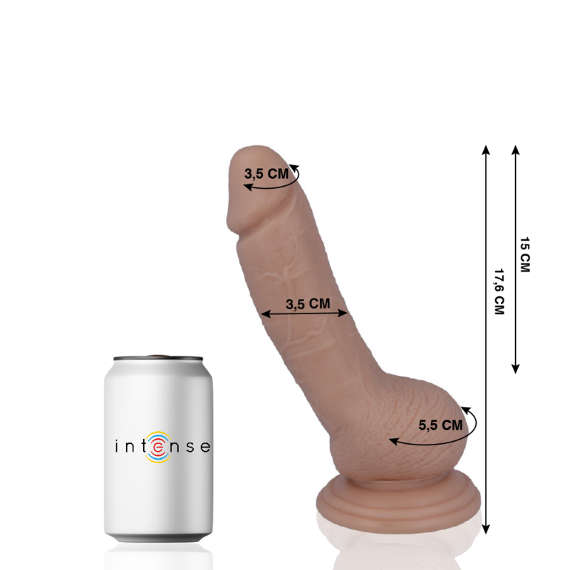 MR INTENSE - 8 PENE REALISTICO 17.6 CM -O- 3.5 CM Mr. Intense Dildos