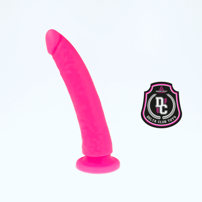DELTA CLUB - TOYS DILDO MEDICO ROSA IN SILICONE 17 CM -O- 3 CM Deltaclub