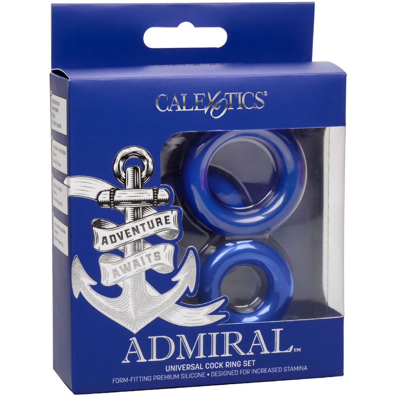 CALEXOTICS - ADMIRAL SET ANELLI PER IL CAZZO BLU Calexotics