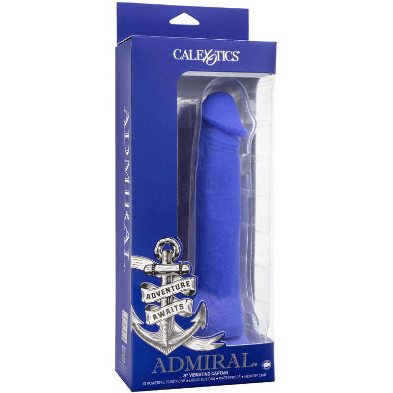 CALEXOTICS - ADMIRAL VIBRATORE DILDO REALISTICO DEL CAPITANO BLU Calexotics