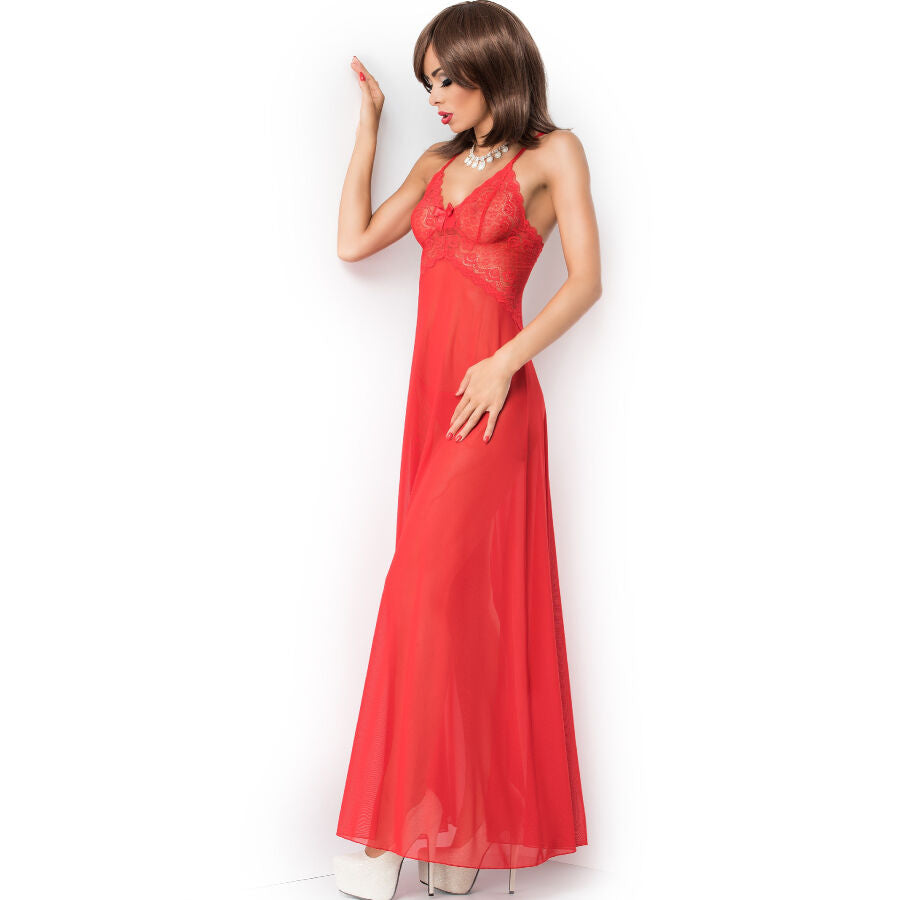 CHILIROSE - CR 3883 BABYDOLL LUNGA ROSSO S/M Chilirose Babydolls