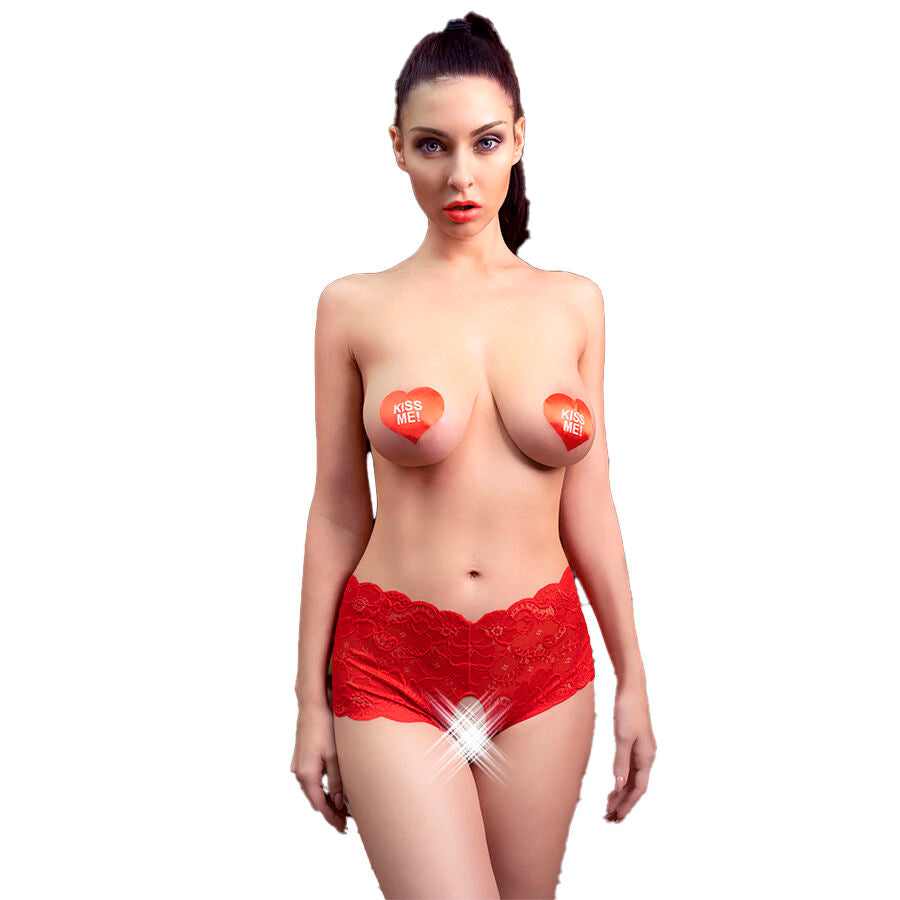CHILIROSE - CR 4641 SLIP SENZA CAVALLO ROSSO L/XL Chilirose Panties & Thongs