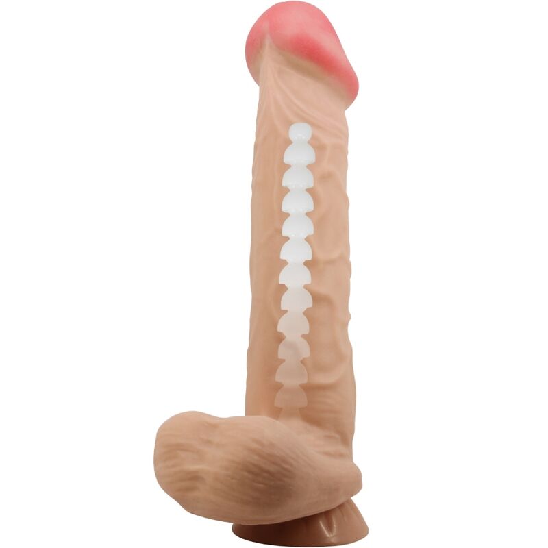PRETTY LOVE - DILDO REALISTICO SLIDING SKIN SERIES CON VENTOSA SCORREVOLE DELLA PELLE FLESH 26 CM Pretty Love High Grade
