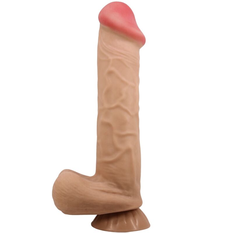 PRETTY LOVE - DILDO REALISTICO SLIDING SKIN SERIES CON VENTOSA SCORREVOLE DELLA PELLE FLESH 26 CM Pretty Love High Grade