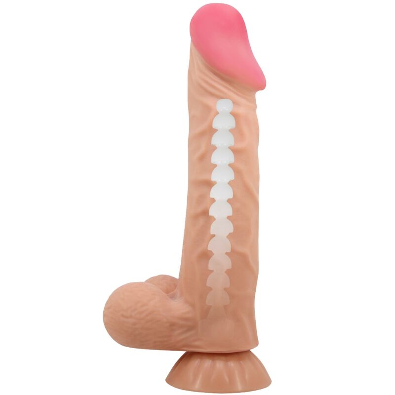 PRETTY LOVE - DILDO REALISTICO SLIDING SKIN SERIES CON VENTOSA SCORREVOLE DELLA PELLE 24 CM Pretty Love High Grade