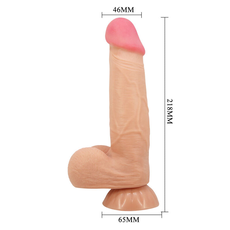 PRETTY LOVE - DILDO REALISTICO SLIDING SKIN SERIES CON VENTOSA SCORREVOLE DELLA PELLE 21,8 CM Pretty Love High Grade