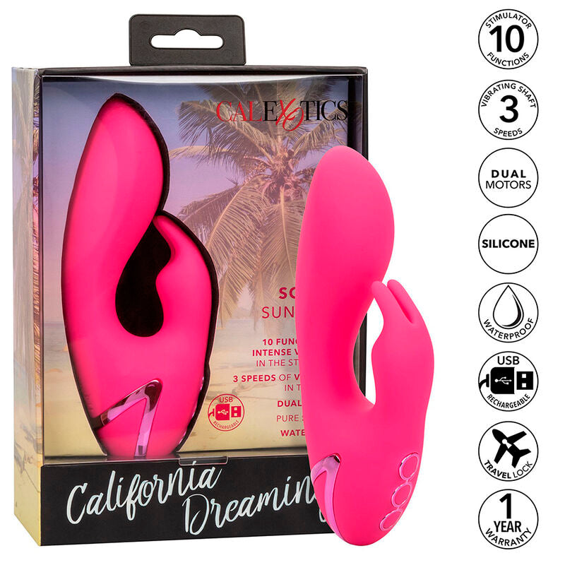 CALEXOTICS - SO. VIBRATORE CAL SUNSHINE RABBIT FUCSIA DI CALIFORNIA DREAMING Calexotics